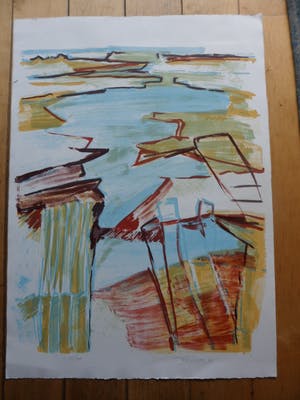 Frea Lenger - Zeefdruk , zonder titel kopen? Bied vanaf 15!