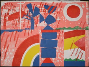 Jef Diederen - Houtsnede op Rijstpapier, Z.T. kopen? Bied vanaf 35!