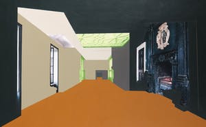 Mirjam Kuitenbrouwer - Acryl en collage op paneel, Uit de serie Intervallen (met ophangsysteem) kopen? Bied vanaf 150!