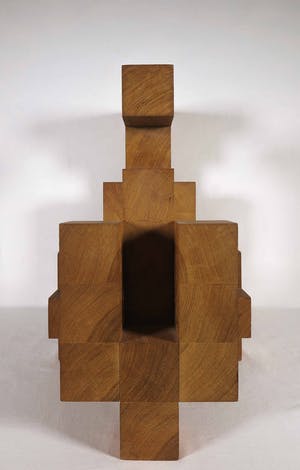 Niet of onleesbaar gesigneerd - Hout, Couple positief/negatief (Groot!) kopen? Bied vanaf 1!