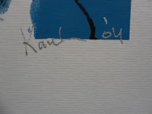 Jacob Kanbier - Zeefdruk. Moeder met kind kopen? Bied vanaf 15!