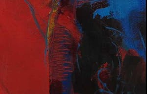 Franscz Witte - Acryl op papier, Geluk - Ingelijst kopen? Bied vanaf 20!