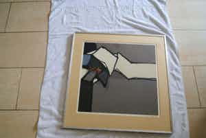 Fon Klement - LIASON - zeefdruk Epreuve d'Artiste , gesigneerd en ingelijst verkocht voor € 70!