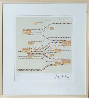 Rob Scholte - Kurk flessen | Mis en bouteille dans Noscaves | Nieuw ingelijst kopen? Bied vanaf 95!