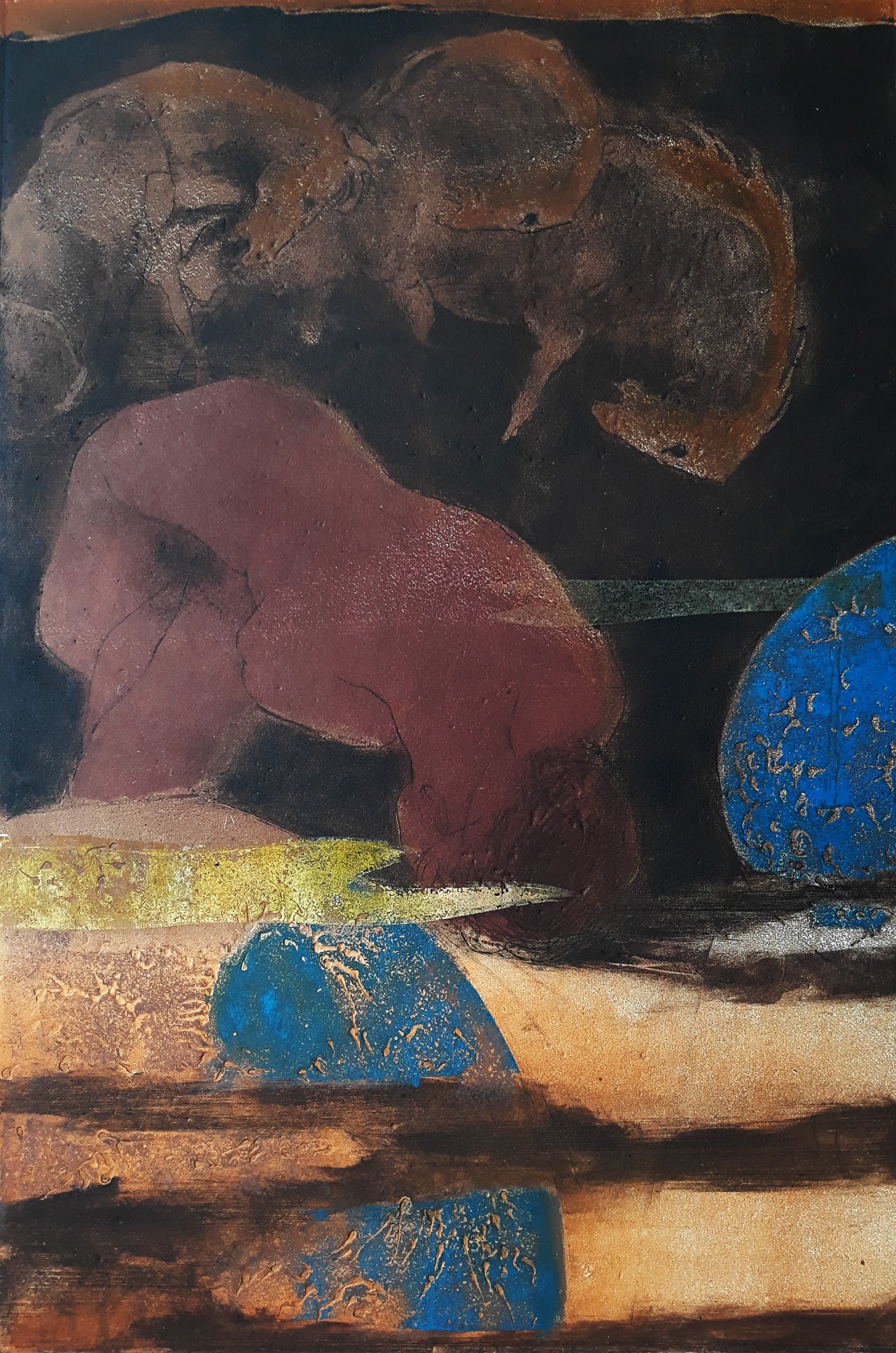 Ru van Rossem - Romance de la luna, aquatint ets met reliëfdruk (1e druk, groot) kopen? Bied vanaf 1!