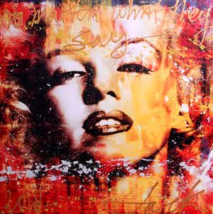 Jack Liemburg - Gemengde techniek: No mather what the say - 2018 verkocht voor € 750!