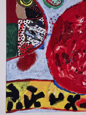 Corneille - Rode Bal - Handgesigneerd - 1990 kopen? Bied vanaf 400!