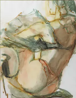 Lieuwe Smid - Olieverf op papier, Esta - Ingelijst kopen? Bied vanaf 1!