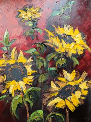 Gerardus Johannes Ernens - Zonnebloemen verkocht voor € 1!