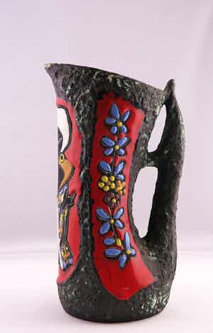 Niet of onleesbaar gesigneerd - Aardewerk, Italiaanse kan verkocht voor € 10!