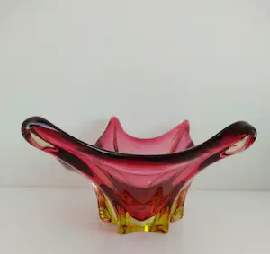 Niet of onleesbaar gesigneerd - Schitterende glazen blikvanger, grote schaal kopen? Bied vanaf 1!