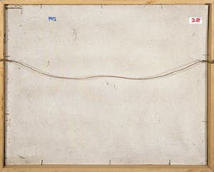 Jan Dekker - Olieverf op hardboard, Polder Winter, Ingelijst kopen? Bied vanaf 1!