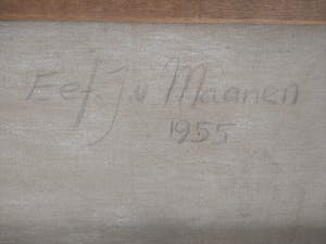 Eef van Maanen - Dansend paar - Olieverf 1954 kopen? Bied vanaf 1!