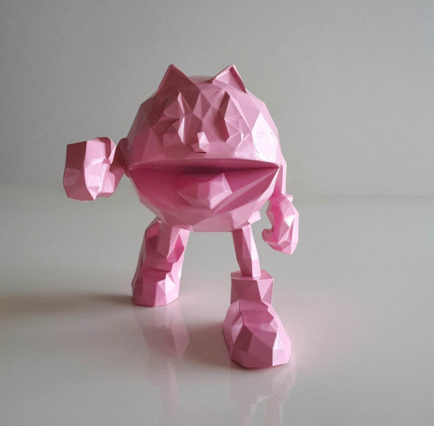 Richard Orlinski - Sculptuur Pac-Man Roze kopen? Bied vanaf 85!