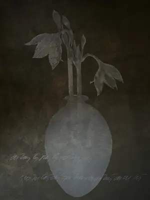 Guillermo Conte - Vaas met bloem kopen? Bied vanaf 20!