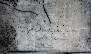 Antoon Derkzen van Angeren - grote ets - Zonnebloemen - mooi ingelijst kopen? Bied vanaf 95!