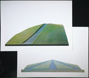 Doris Groeneveld - Lot van twee zeefdrukken, Dijk en Polder kopen? Bied vanaf 1!