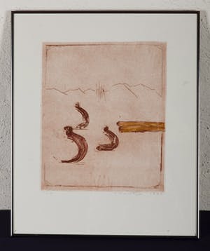 Jan Montyn - Pitsanuloh I, 5/15, 1995 - Ets op papier kopen? Bied vanaf 30!