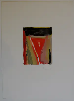 Bram van Velde - Kleurenlitho: Compositie kopen? Bied vanaf 295!