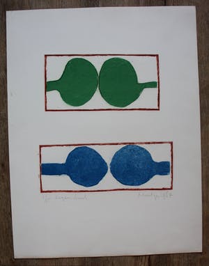 Jan Montyn - ets/aquatint - 1967 kopen? Bied vanaf 125!