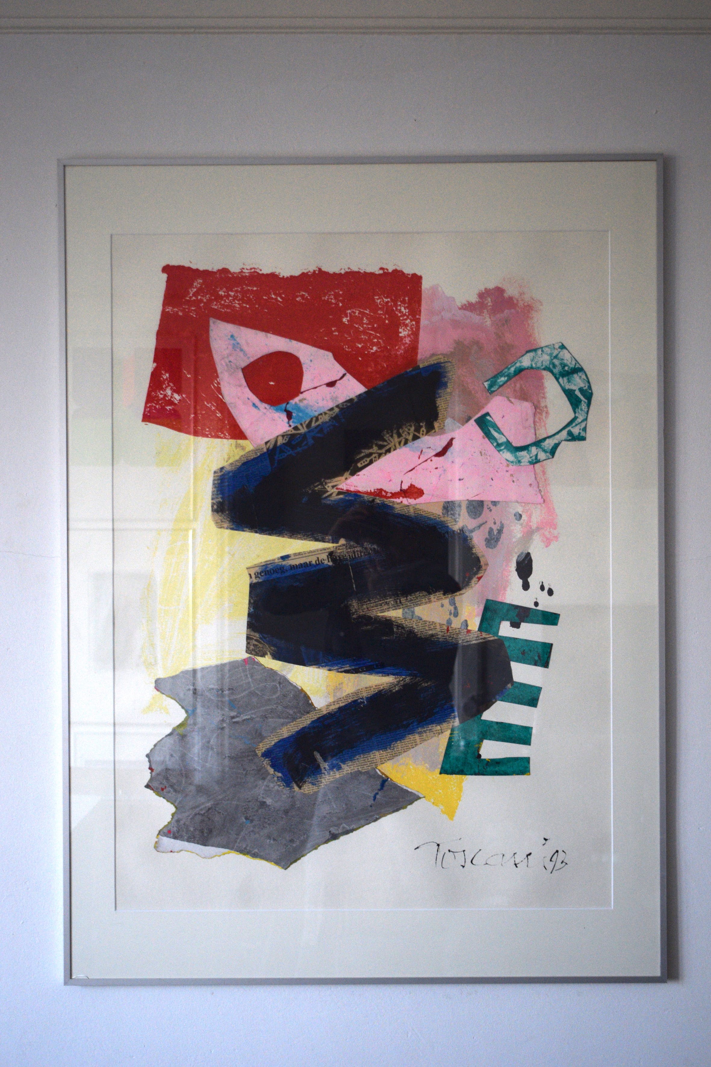 Bep Toscani - Gemengde techniek, Ingelijst - Groot Werk kopen? Bied vanaf 279!