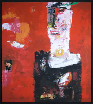 Nico Molenkamp - Zeefdruk, Theater figuur kopen? Bied vanaf 1!