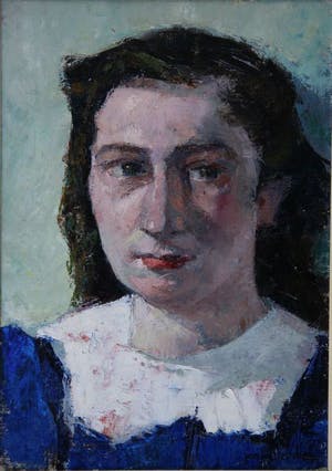 Jan Battermann - Portret van een jongedame kopen? Bied vanaf 100!