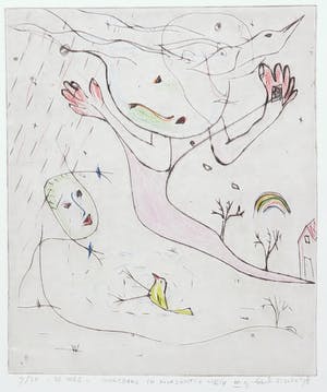 Henk Visch - Handgekleurde ets, Voortgang in doorzichtigheid nr. 9 kopen? Bied vanaf 40!