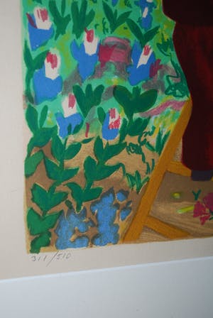 Lennart Jirlow - Cueillir des fleurs [Bloemen plukken] - litho kopen? Bied vanaf 75!