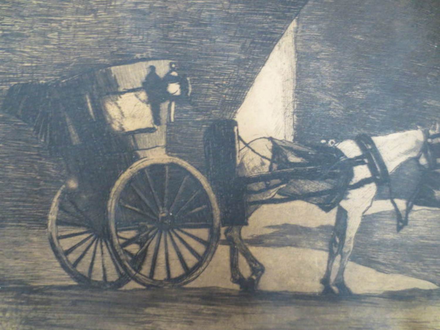 Willem Witsen - Rijtuig onder Waterloo Bridge Londen 1890 kopen? Bied vanaf 250!