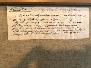 Kees van Ameijden - Uitkijkend over een dorpsgezicht - Olieverf op doek, Ingelijst kopen? Bied vanaf 120!