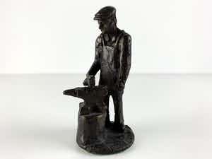 Jaap Hartman - bronzen beeld - 'smid' verkocht voor € 79!