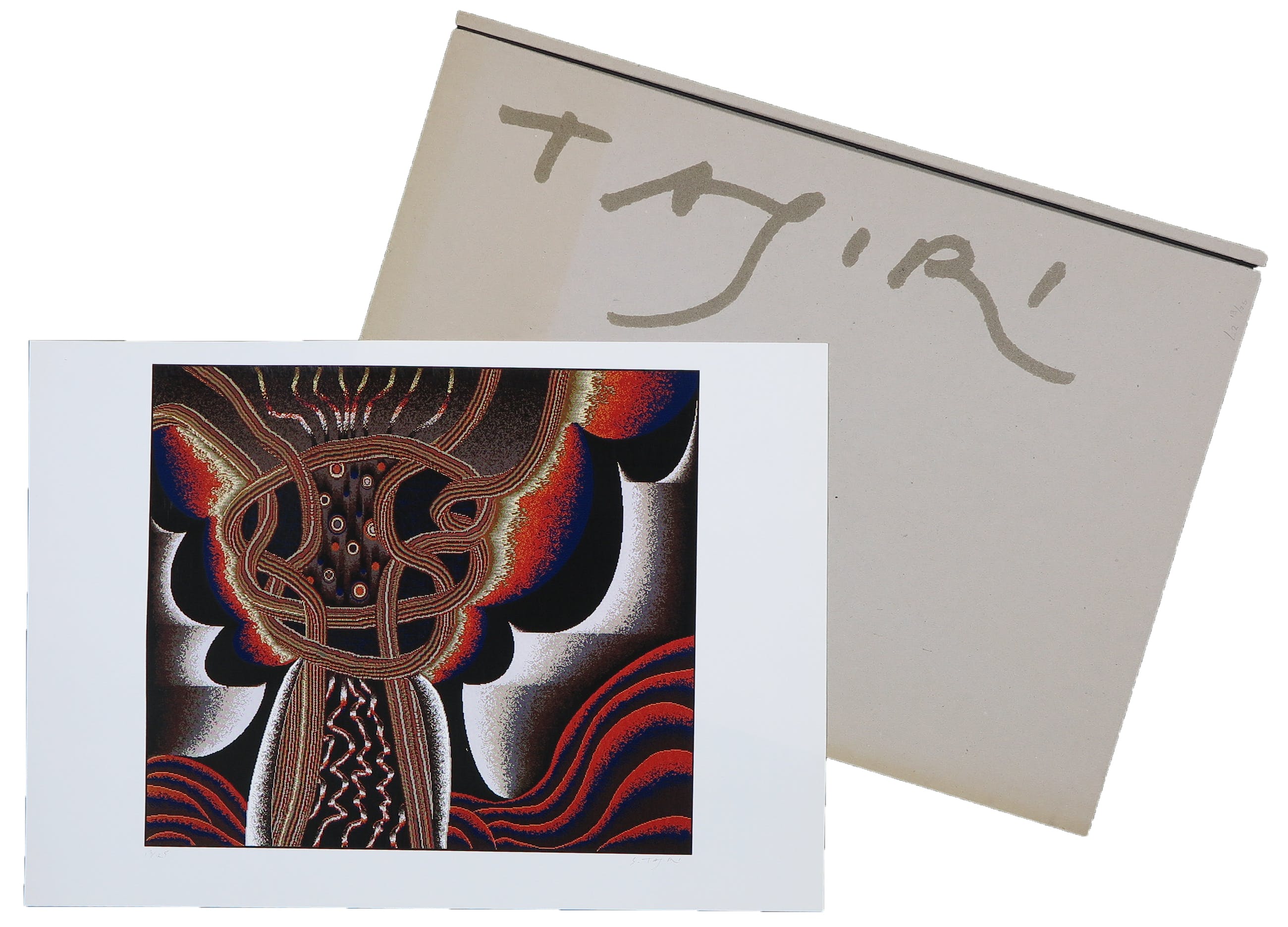 Shinkichi Tajiri - zeldzame knoop ‘KOAN II’ - gesigneerde computerprint. kaufen? Bieten Sie von 125!
