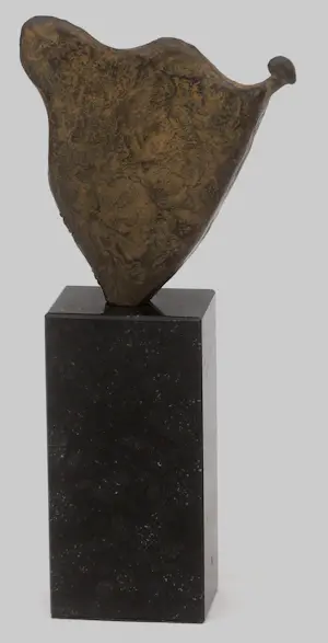 Tjikkie Kreuger - Bronzen beeld: Voorstelling van een figuur met een uitwaaierend gewaad kaufen? Bieten Sie von 299!