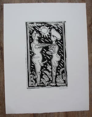 Lucebert - Ets: Paradijs - 1981 kopen? Bied vanaf 150!