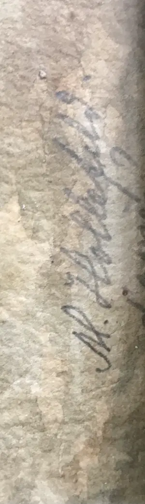 Niet of onleesbaar gesigneerd - Landschap met een wandelaar kopen? Bied vanaf 1!