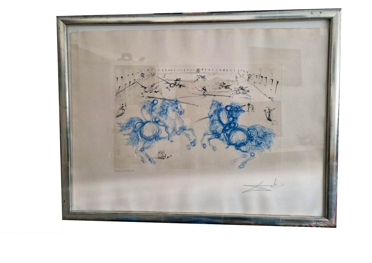 Salvador Dali - Bleus Cavaliers (Blaue Reiter) - Epreuvre d'Artist kaufen? Bieten Sie von 200!