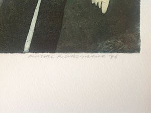 Michel van Overbeeke - Kleurenets met bladgoud "Always Away I" kopen? Bied vanaf 25!