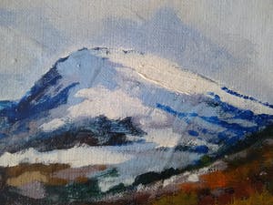 Niet of onleesbaar gesigneerd - Berglandschap met meer kopen? Bied vanaf 1!