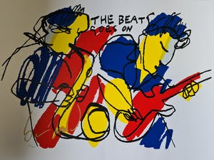 Herman Brood - Beat Goes On - gesigneerd - 230 ex. kopen? Bied vanaf 350!