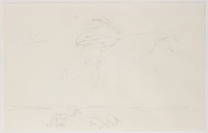 Willem den Ouden - Potlood, Z.T. Landschap - Ingelijst kopen? Bied vanaf 60!