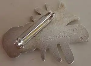 Corneille - Geëmailleerde zilveren designbroche kopen? Bied vanaf 50!