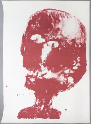 Armando - Litho, Der Kopf Rot (Zeer groot!) kopen? Bied vanaf 1!