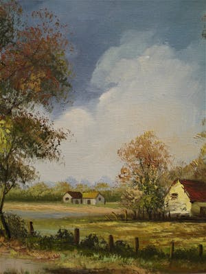 Henner Knauf - Landschap kopen? Bied vanaf 40!