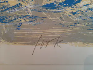 Bettina Lopetro - Zeefdruk, titel, "Fork" kopen? Bied vanaf 30!