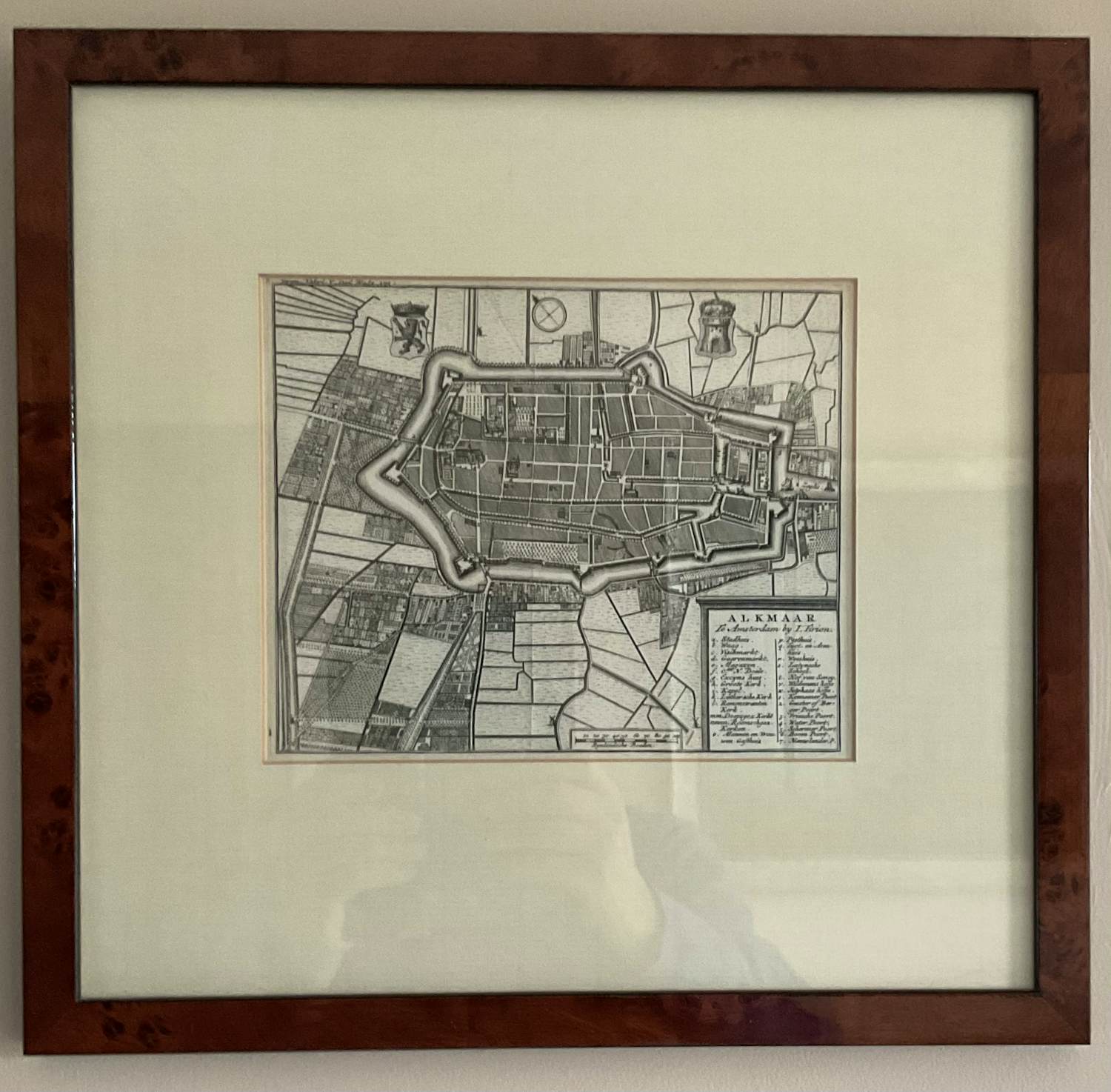 Isaac Tirion - Plattegrond Alkmaar kopen? Bied vanaf 50!