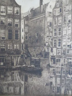 Willem Witsen - Amsterdam Oude Zijds Kolk 1897 kopen? Bied vanaf 275!