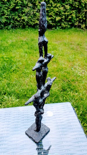 John Bier - De acrobaten groot beeld! kopen? Bied vanaf 125!