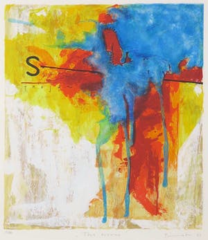 Piotr Konkel - Zeefdruk, The horse - Ingelijst kopen? Bied vanaf 10!