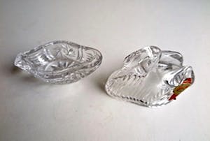 Sklo Union - Rudolfova - Nachtmann, Anna Hütte - Verfijnd Loodkristal: Zwaan, 2 Vogeltjes, Kaarsenhouder kopen? Bied vanaf 1!